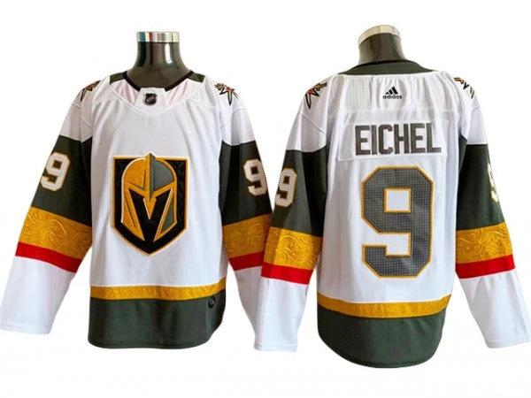 Vegas Golden Knights #9 Jack Eichel White Away Jersey by Hockey David