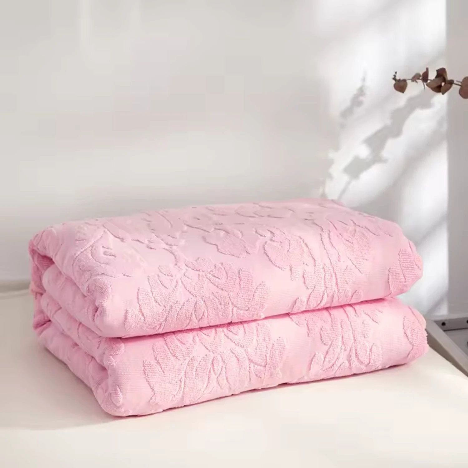 Velour Blossom Dream Throw Blanket by Casa & Beyond