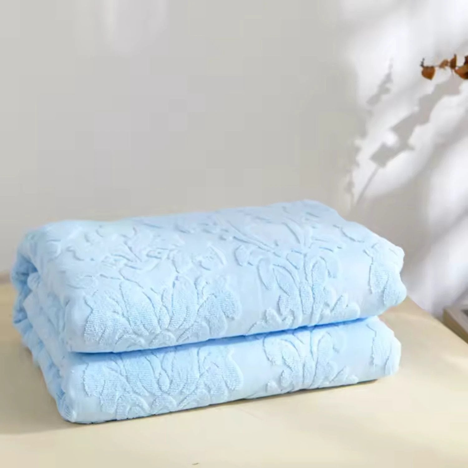 Velour Blossom Dream Throw Blanket by Casa & Beyond