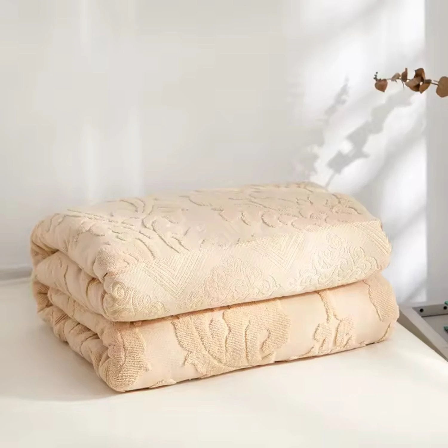 Velour Blossom Dream Throw Blanket by Casa & Beyond