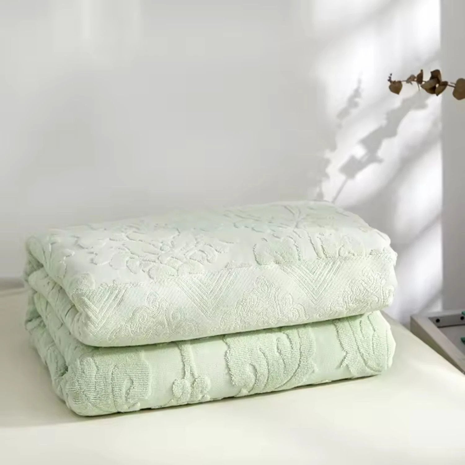 Velour Blossom Dream Throw Blanket by Casa & Beyond