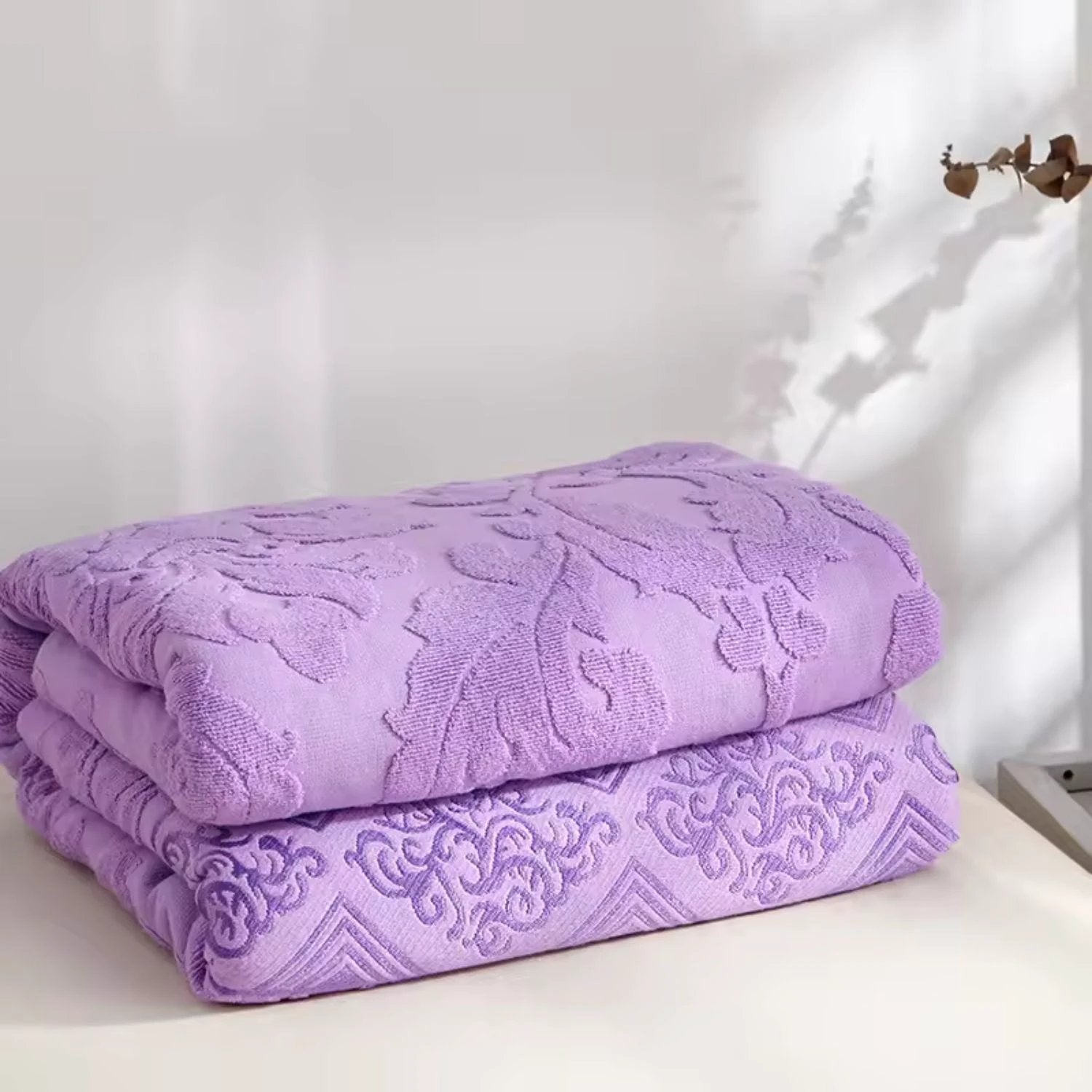Velour Blossom Dream Throw Blanket by Casa & Beyond