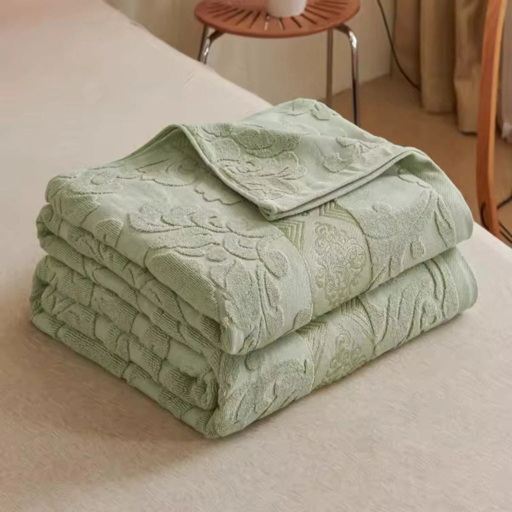 Velour Blossom Dream Throw Blanket by Casa & Beyond
