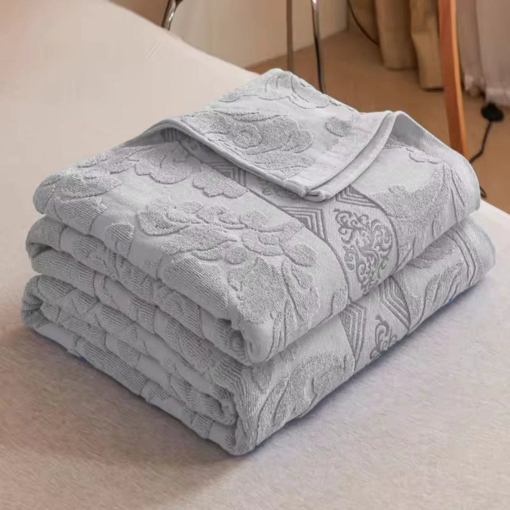 Velour Blossom Dream Throw Blanket by Casa & Beyond