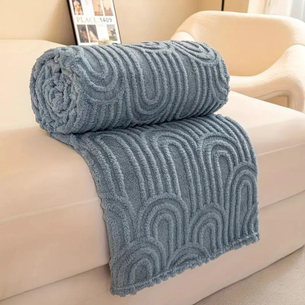 Velura Arch Plush Blanket by Casa & Beyond