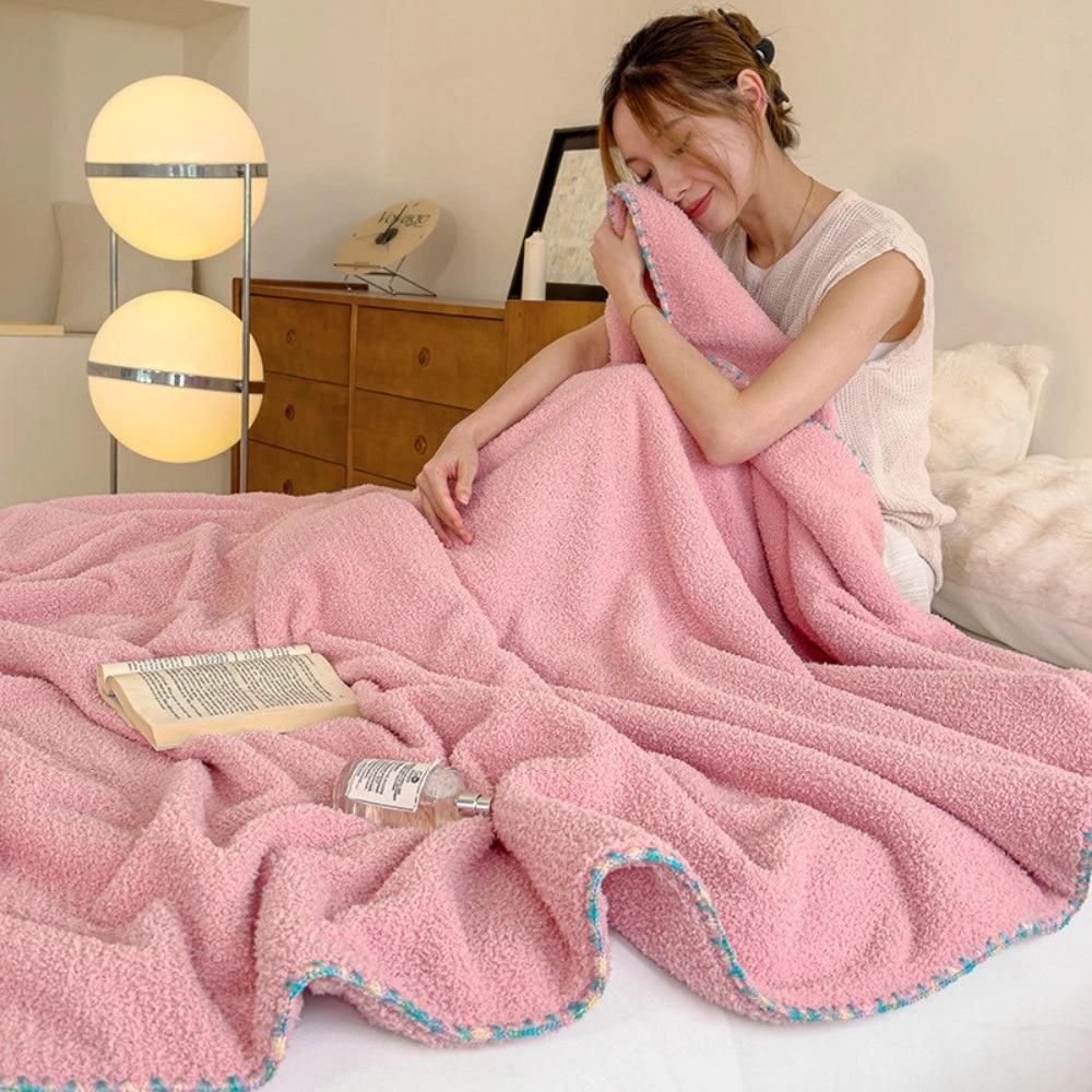 Veluvia Bouclé Plush Winter Blanket by Casa & Beyond
