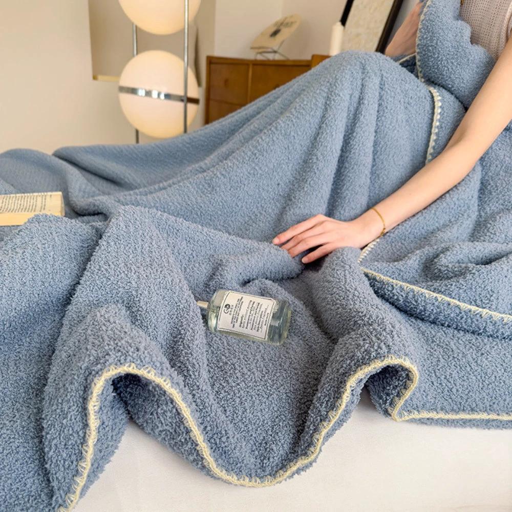 Veluvia Bouclé Plush Winter Blanket by Casa & Beyond