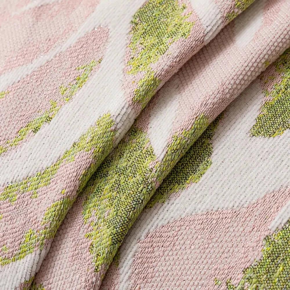 Verdure Leaf Pattern Chenille Sofa Cover by Casa & Beyond