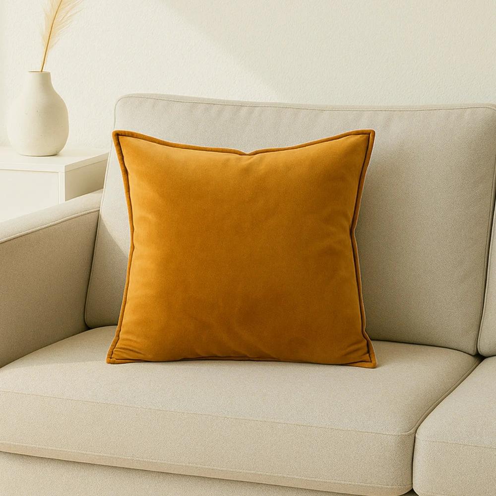 Vesta Nordic Faux Leather Cushion Cover by Casa & Beyond