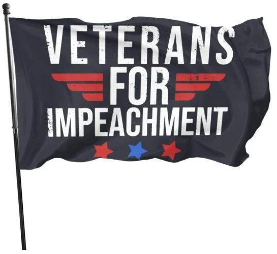 Veterans For Impeachment Flag 2020 Polyester Print 90 x 150cm Flag Banner by flagsjustdoit