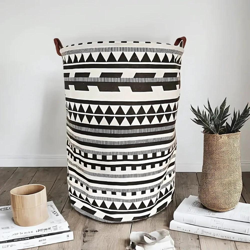 Vexa Foldable Tribal Laundry Basket by Casa & Beyond