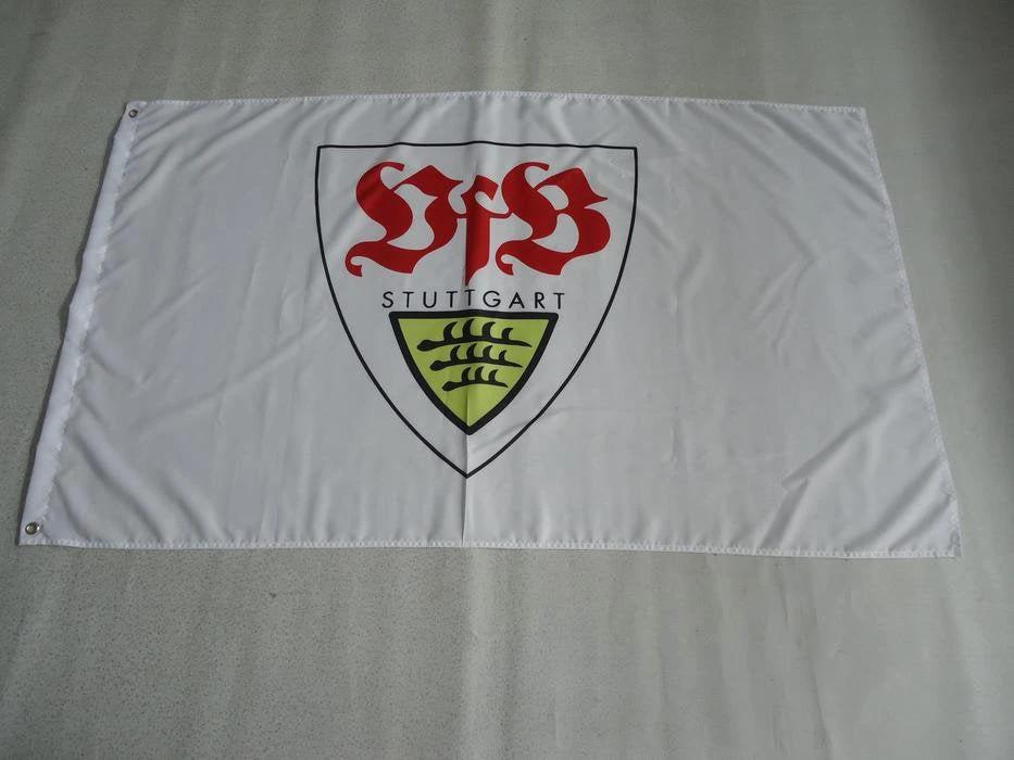 VfB Stuttgart Flag 3x5ft Banner polyester by flagsjustdoit