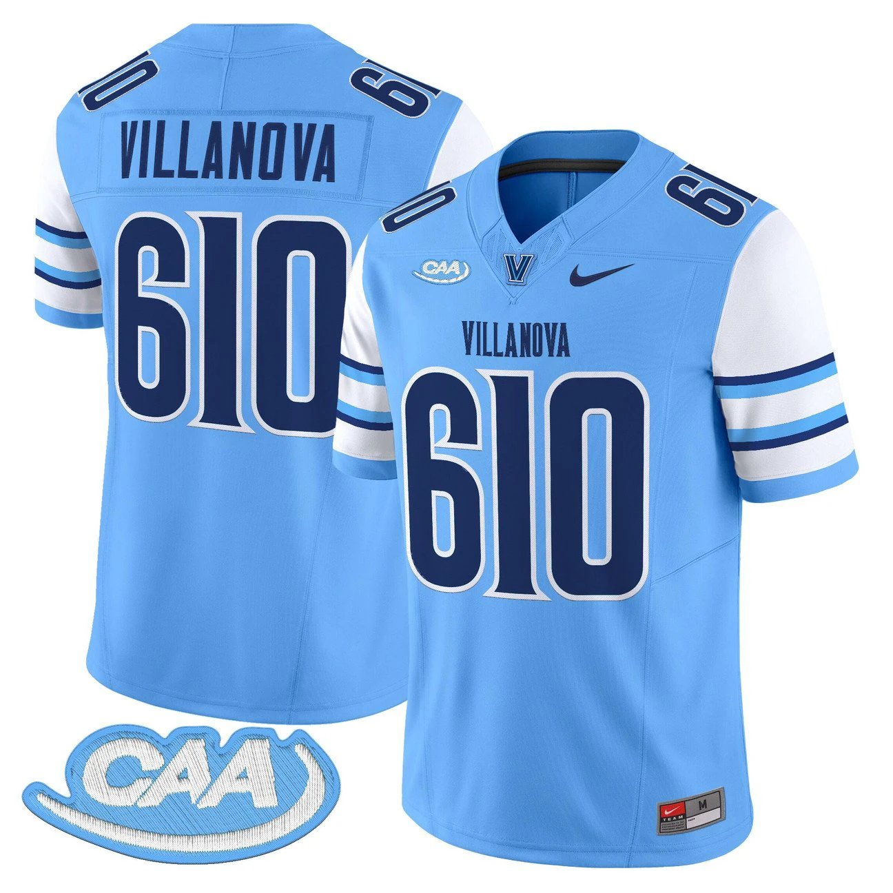 Villanova Jersey #610 Villanova Wildcats 2025 Vapor Limited Stitched by My Store NCAA Football Jerseys