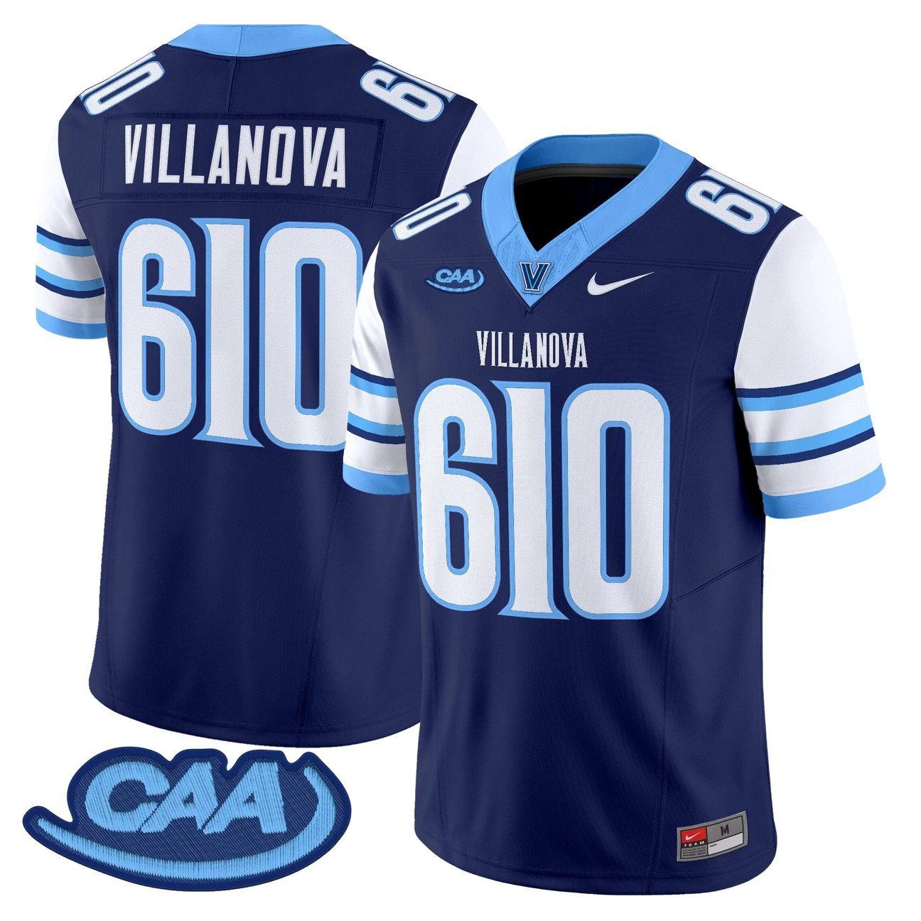 Villanova Jersey #610 Villanova Wildcats 2025 Vapor Limited Stitched by My Store NCAA Football Jerseys