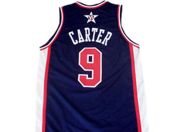 Vince Carter Jersey #9 Team USA BasketBall Navy Blue by My store basketball