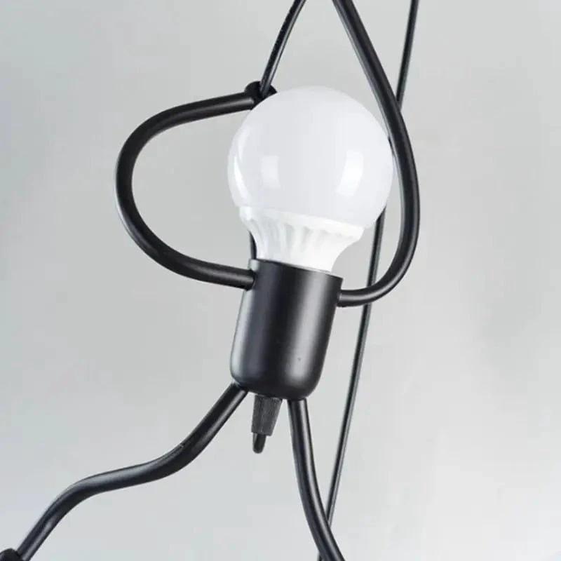 FunkyLight | Retro Pendant Light Iron Man Bowlift by Bowlift
