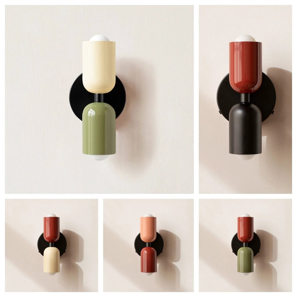 Modern Vintage Double-Headed Utility Room Wall Light - Stylish Illumination for Contemporary Spaces by BowLift