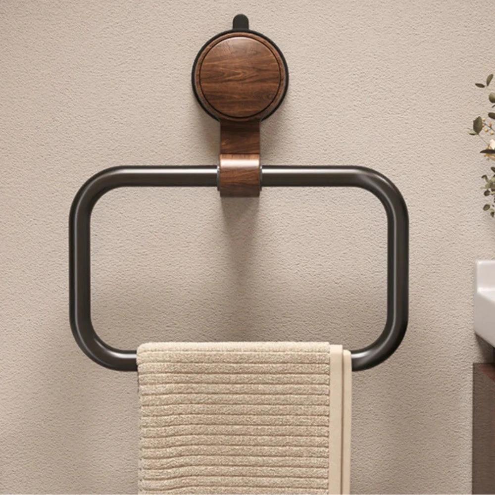 Vintage Wood Removable Towel Rack by Casa & Beyond