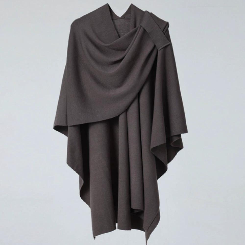 Virelli Poncho Lightweight Shawl Coat by Casa & Beyond