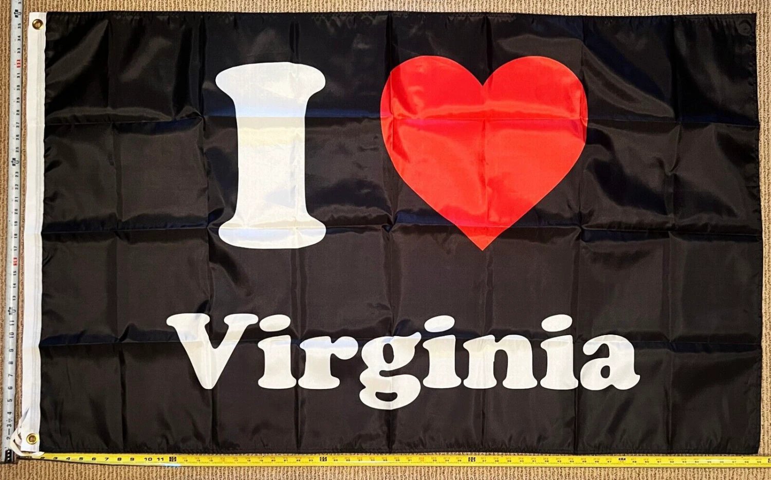Virginia Flag College Beer America Man Cave Sign Poster USA 3x5ft by flagsjustdoit