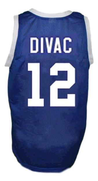 Vlade Divac Jersey #12 Rock n'Jock Basketball Sewn Blue by My store basketball