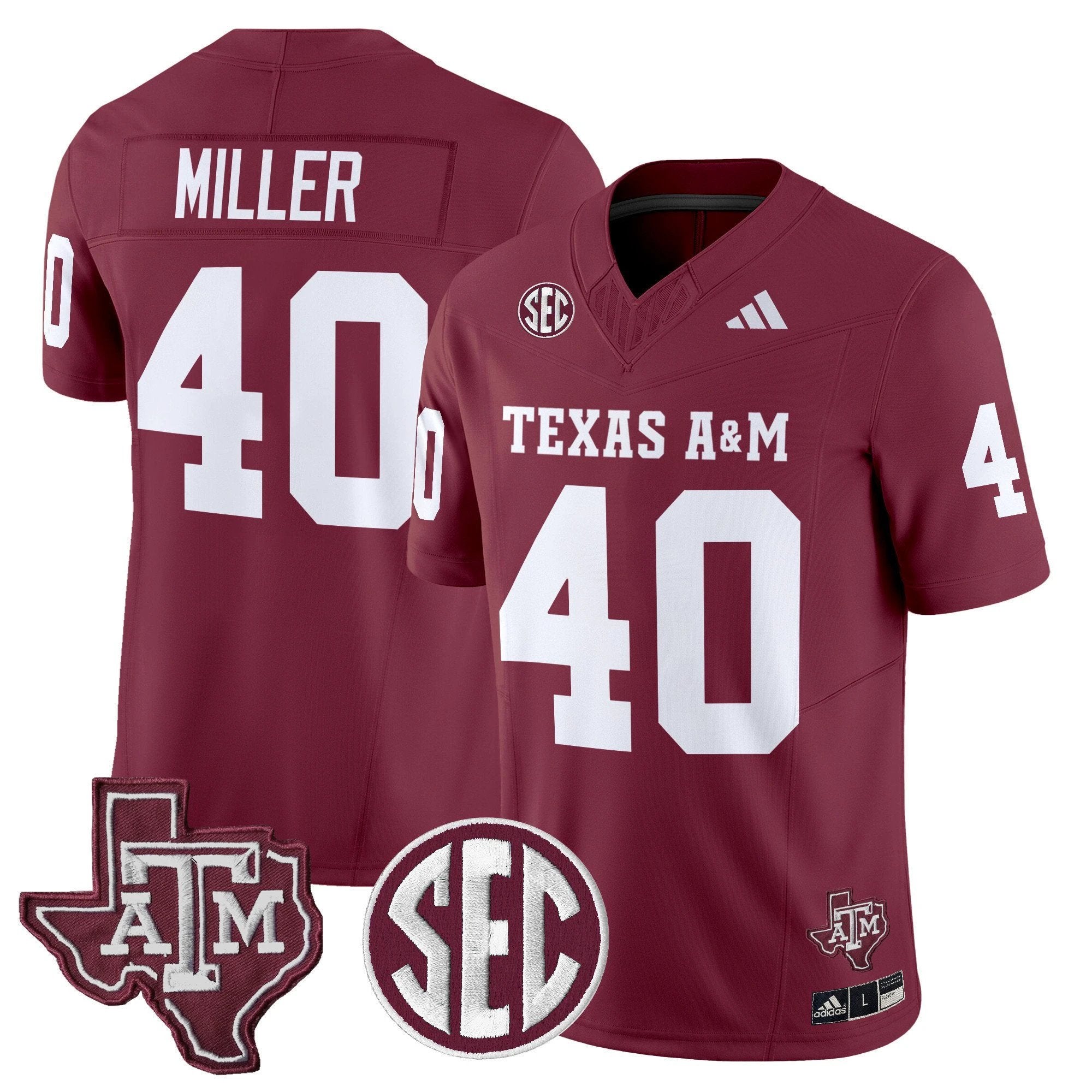 Von Miller Jersey #40 Texas A&M Aggies 2025 Vapor Stitched by My Store NCAA Football Jerseys