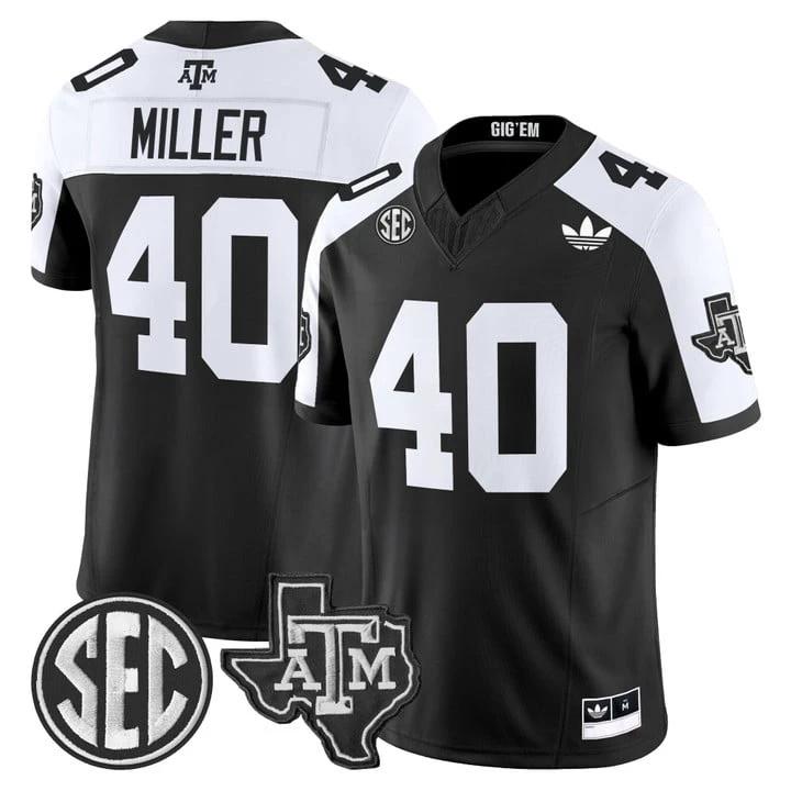 Von Miller Jersey #40 Texas A&M Aggies 2025 Vapor V2 Stitched by My Store NCAA Football Jerseys