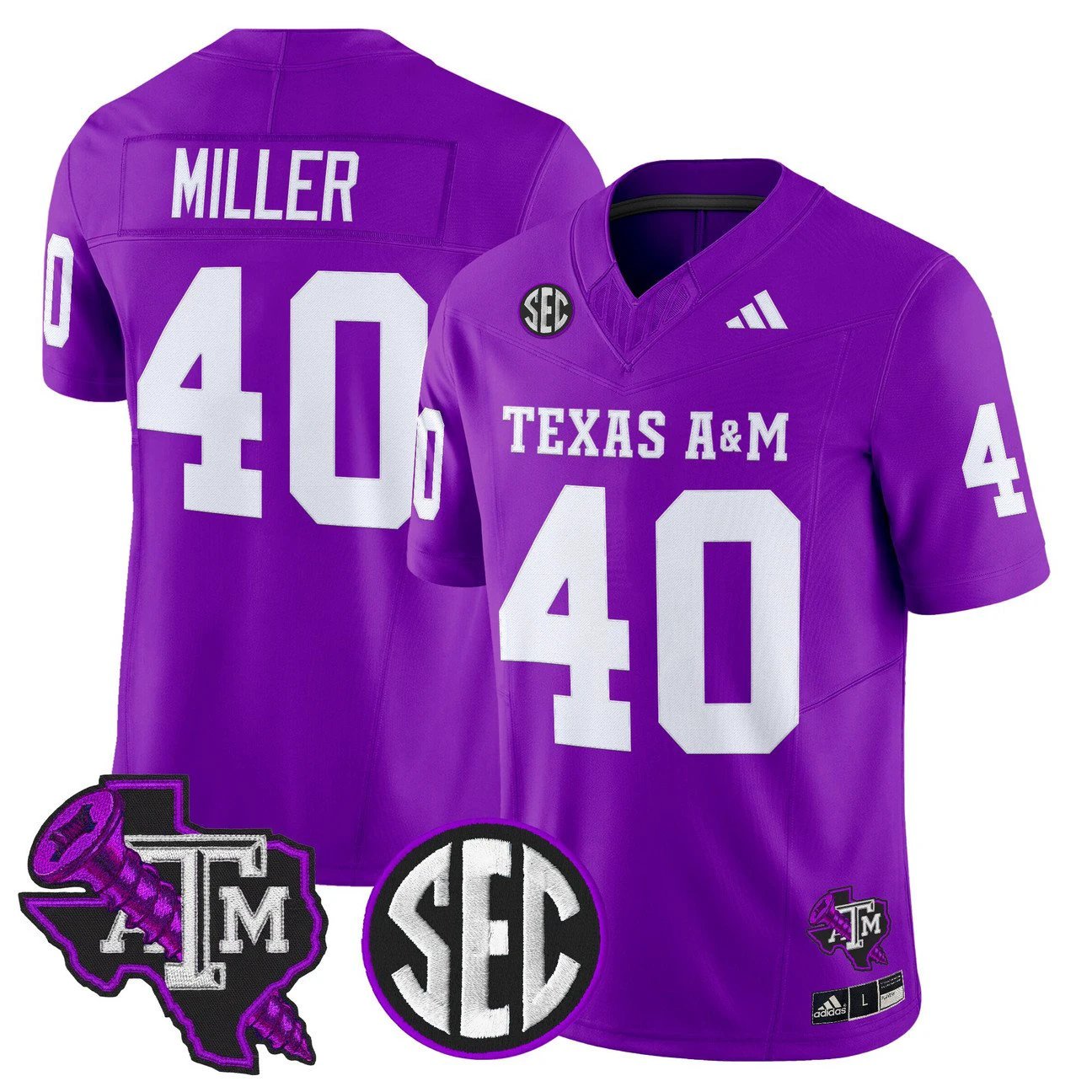 Von Miller Jersey #40 Texas A&M Aggies DJ Screw Vapor Limited Stitched by My Store NCAA Football Jerseys