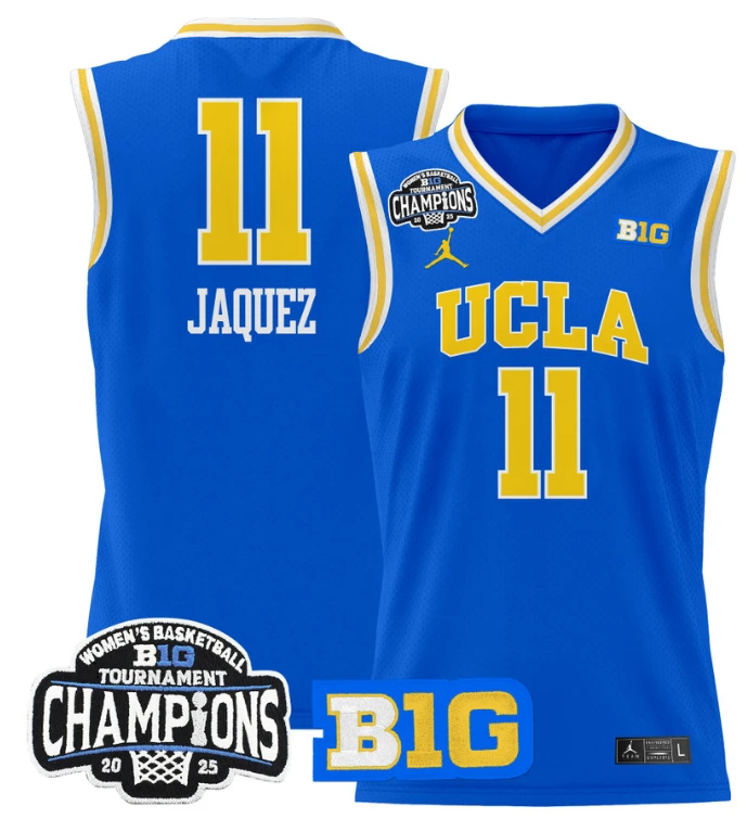 Women's Gabriela Jaquez Jersey #11 UCLA Bruins 2025 Champions Basketball Royal by My store basketball