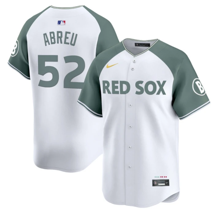 Wilyer Abreu Jersey #52 Boston Red Sox 2025 City Connect Vapor Premier Limited Stitched Alternate by My Store