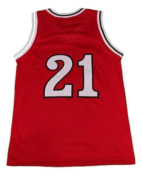 Walter Berry Jersey #21 St John's Basketball Sewn Red (Copy) by My store basketball