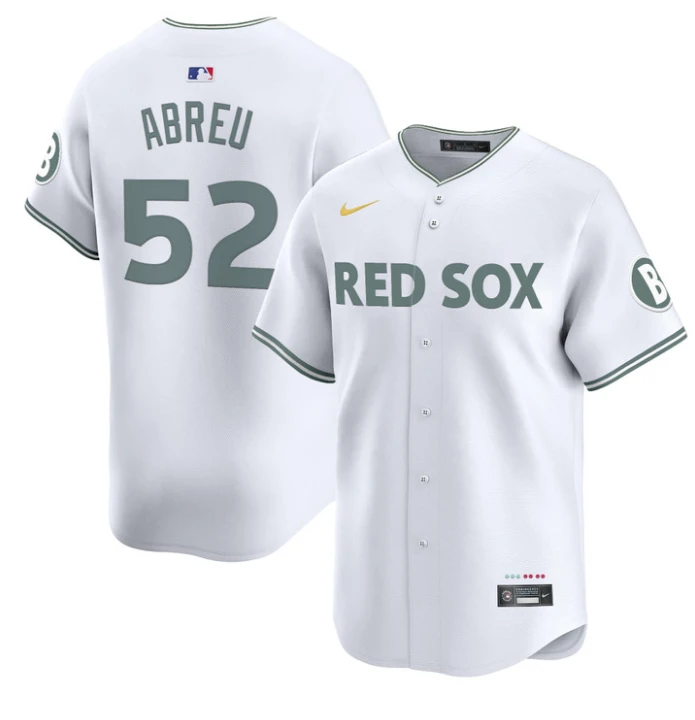 Wilyer Abreu Jersey #52 Boston Red Sox 2025 City Connect Vapor Premier Limited Stitched White by My Store
