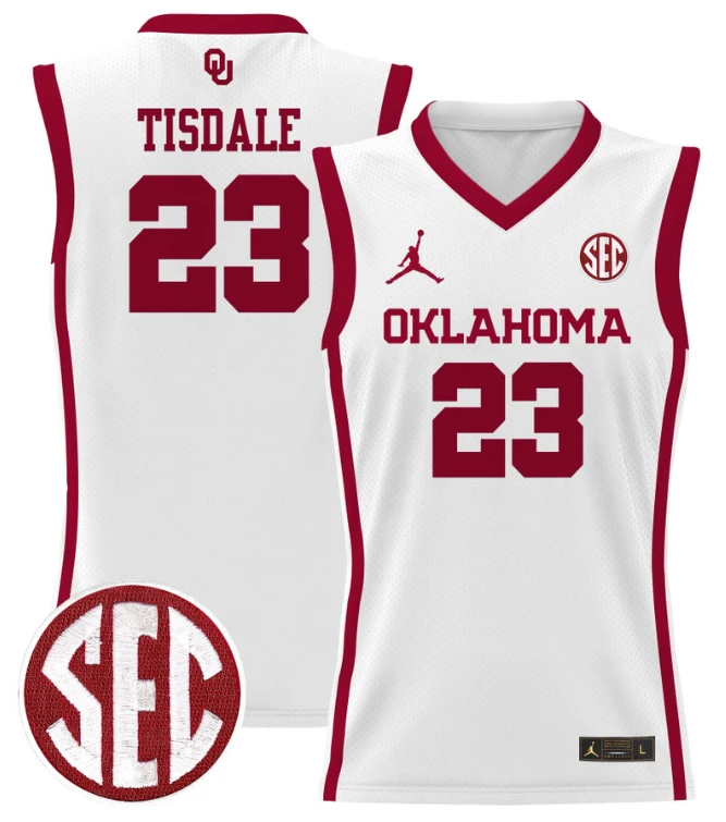 Wayman Tisdale Jersey #23 Oklahoma Sooners 2024 Lightweight Basketball White by My store basketball