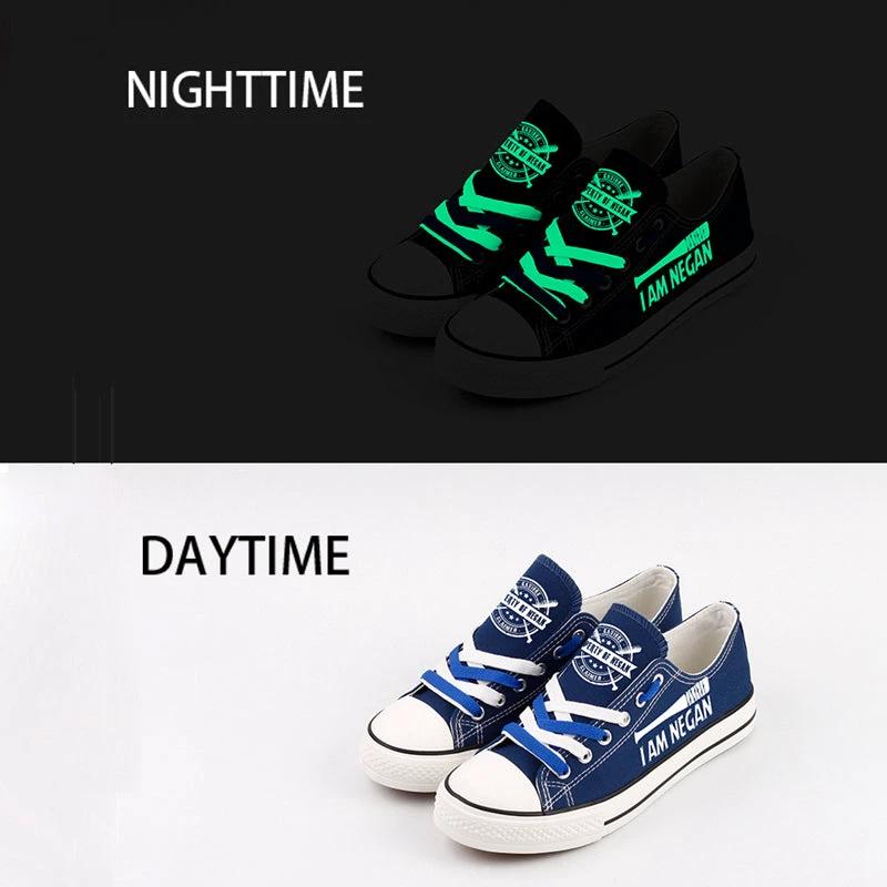 Walking Dead Low Top Canvas Sport Sneakers Shoes For Men Women Fans by Crocs