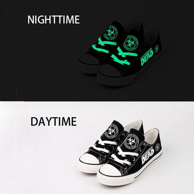 Walking Dead Low Top Canvas Sport Sneakers Shoes For Men Women Fans by Crocs