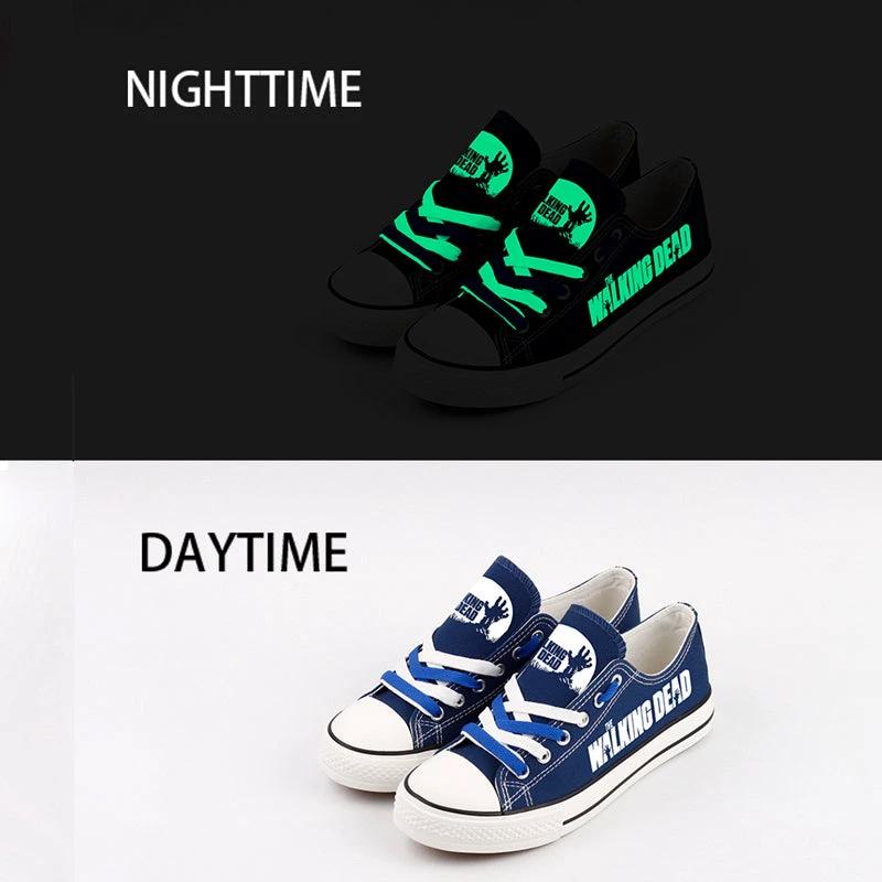 Walking Dead Low Top Canvas Sport Sneakers Shoes For Men Women Fans by Crocs