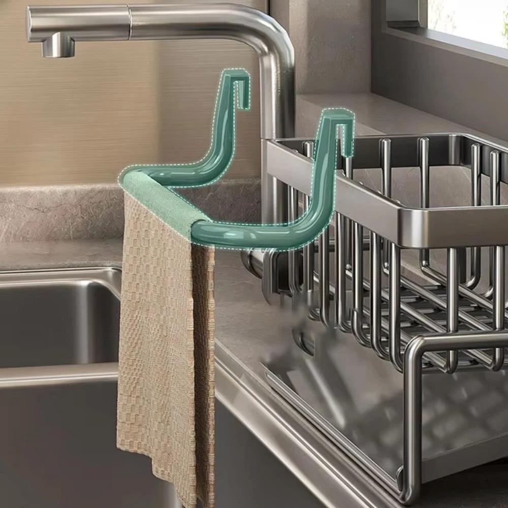 Wall Mounted Sponge Soap Dish Towel Rack by Casa & Beyond
