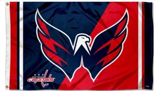 Washington Capitals Bald Eagle Flag 3X5Ft Polyester Digital Print Banner USA by flagsjustdoit