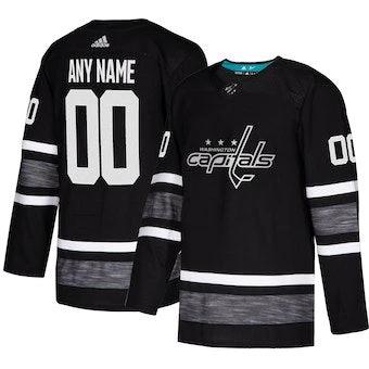 Washington Capitals Black 2019 NHL All-Star Game Parley Custom Jersey by Hockey David
