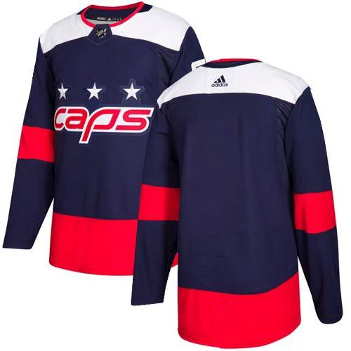 Washington Capitals Blank Navy 2018 Stadium Series Stitched NHL Custom Jersey by Hockey David