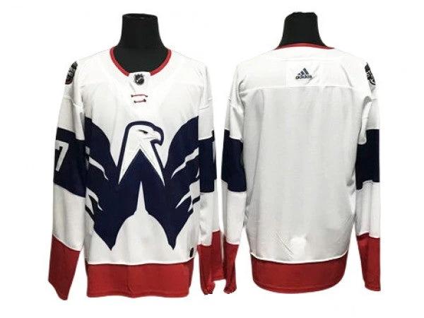 Washington Capitals Blank White 2023 Stadium Series Jersey by Hockey David