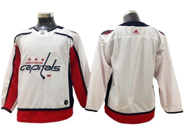 Washington Capitals Blank White Away Jersey by Hockey David