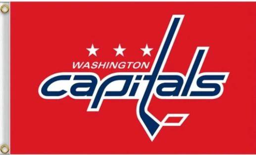 Washington Capitals Red Flag 3X5Ft Polyester Digital Print Banner USA by flagsjustdoit