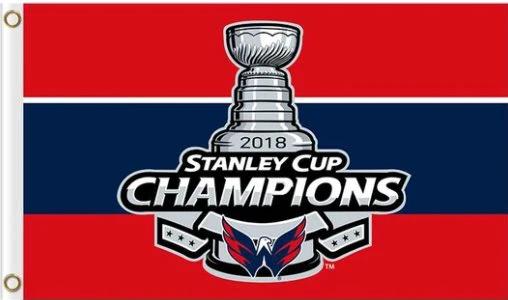 Washington Capitals Stanley Team Flag 3X5Ft Polyester Digital Print Banner USA by flagsjustdoit