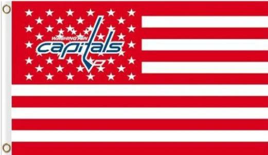 Washington Capitals Star Flag 3X5Ft Polyester Digital Print Banner USA by flagsjustdoit