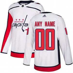 Washington Capitals White Custom Jersey by Hockey David