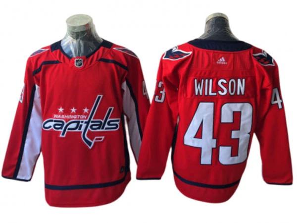 Washington Capitals #43 Tom Wilson Red Home Jersey by Hockey David