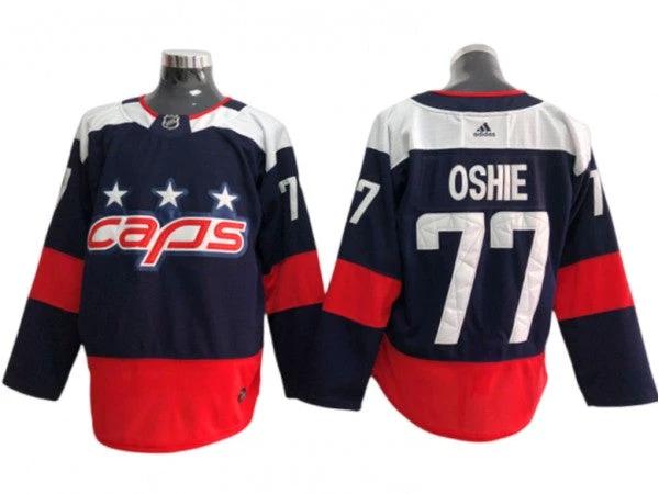 Washington Capitals #77 T.J. Oshie Navy Stadium Series Jersey by Hockey David
