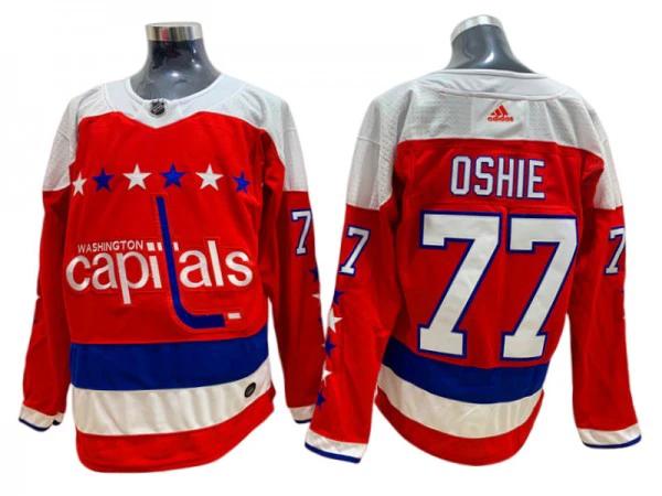 Washington Capitals #77 T.J. Oshie Red Home Jersey by Hockey David