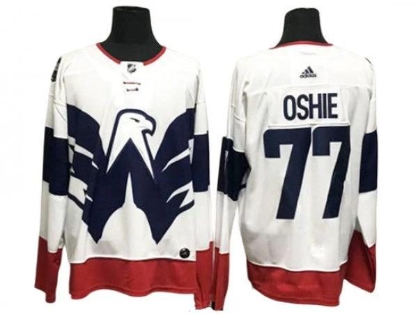 Washington Capitals #77 T.J. Oshie White 2023 Stadium Series Jersey by Hockey David